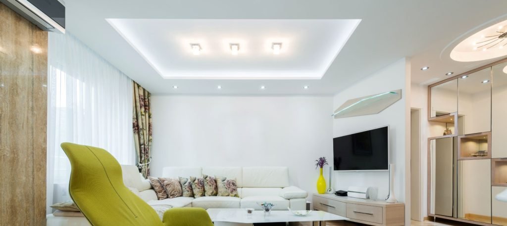 Simple False Ceiling Designs For Hall With Fans