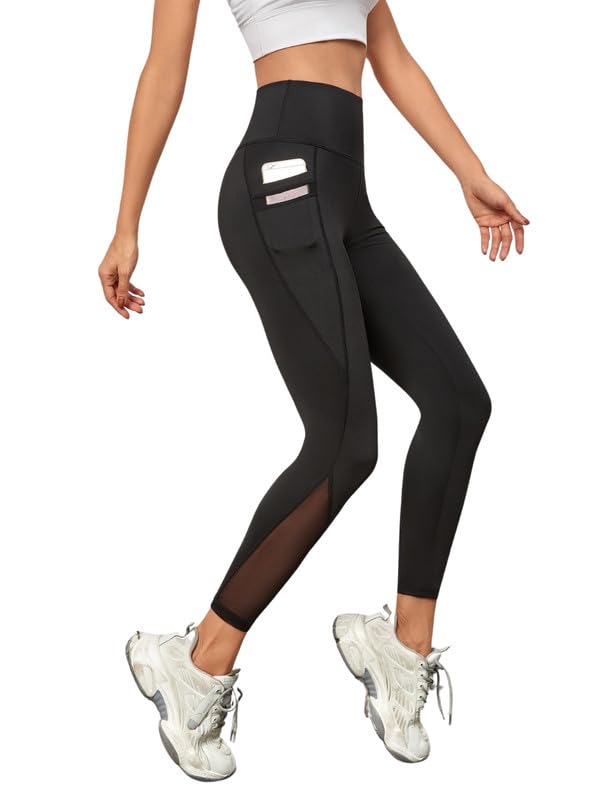 Mesh Panel Leggings