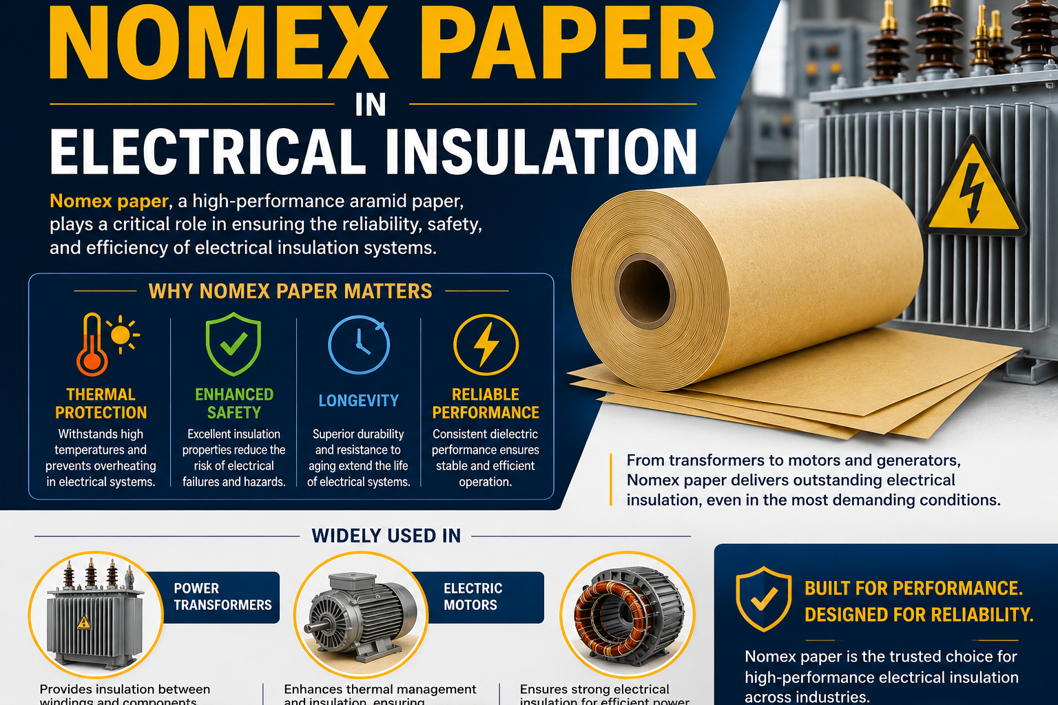 The Role of Nomex Paper in Electrical Insulation