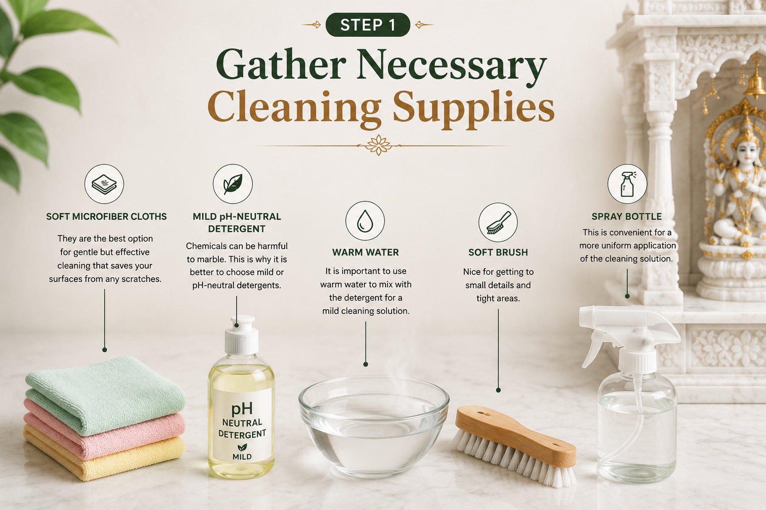 Gather Necessary Cleaning Supplies