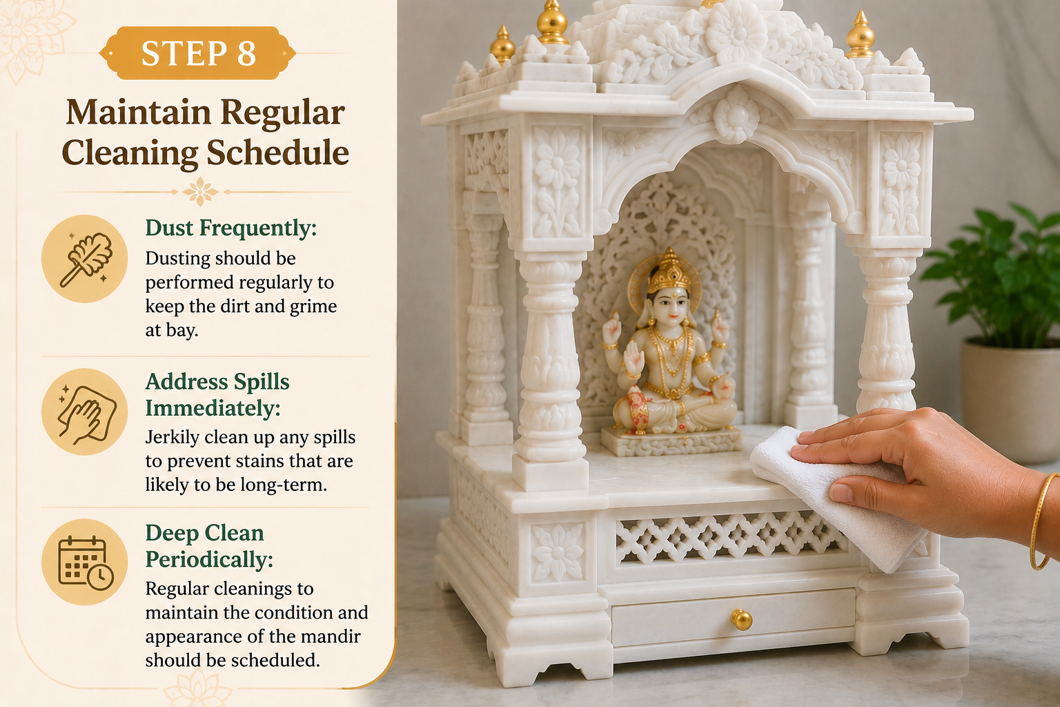 Maintain Regular Cleaning Schedule