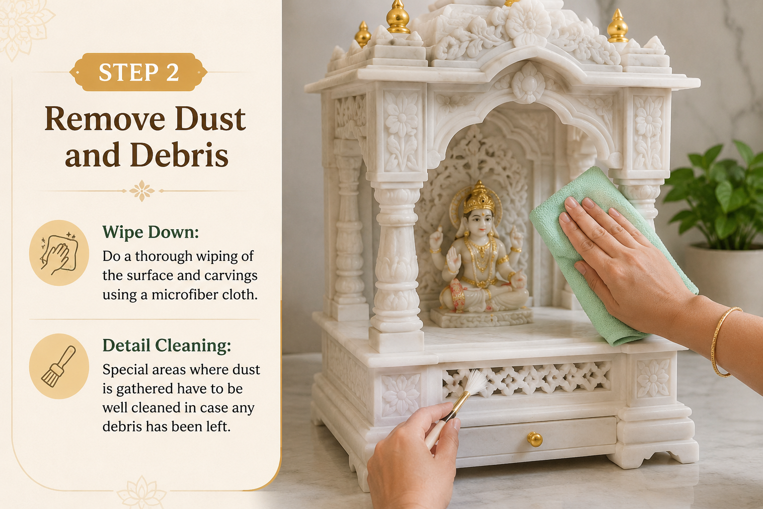 Remove Dust and Debris