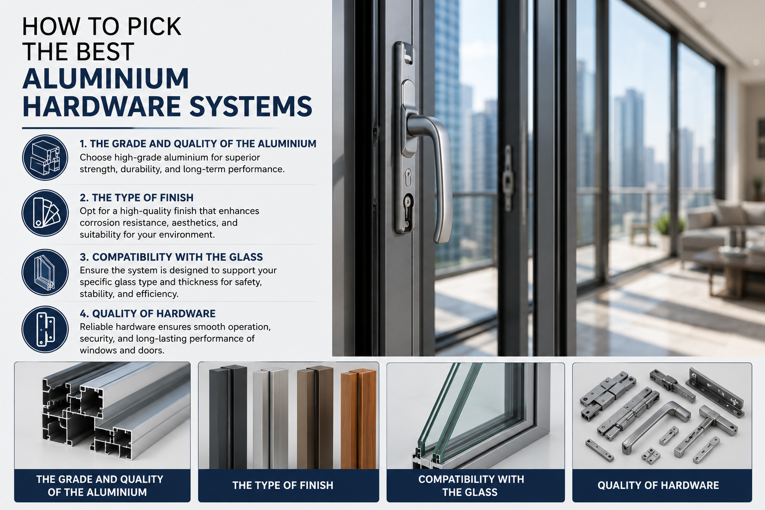 How to Pick the Best Aluminium Hardware Systems