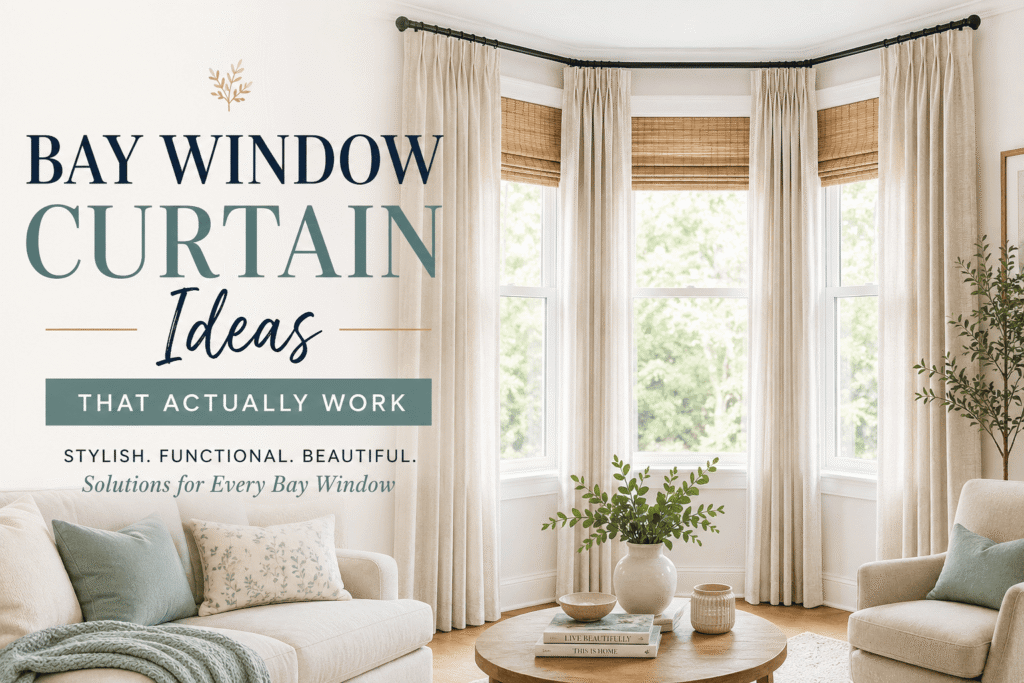 Bay Window Curtain Ideas That Actually Work