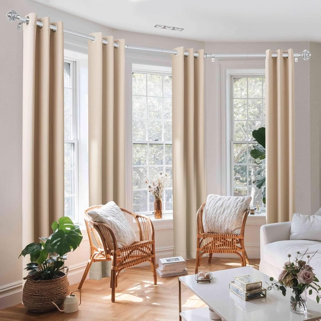 Bay Window Curtain Pole
