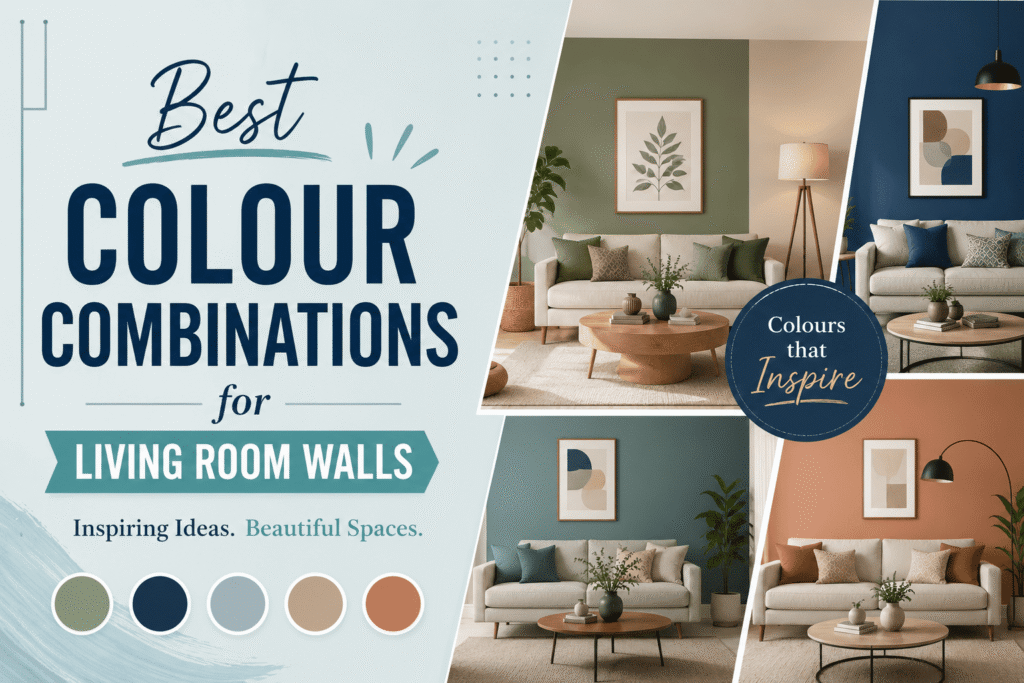 Best Colour Combinations for Living Room Walls