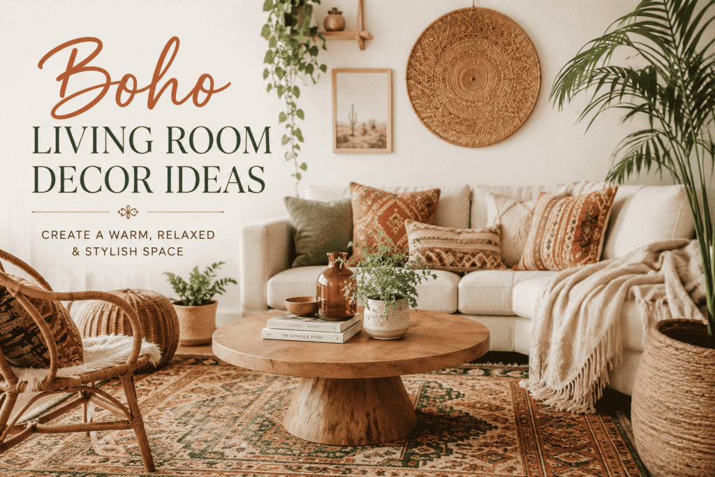 Boho Living Room Decor Ideas