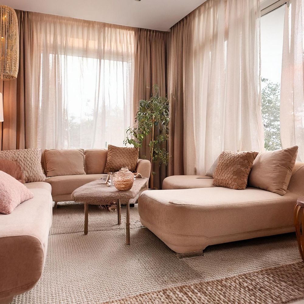 Ceiling-to-Floor Curtains