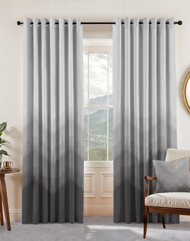Charcoal and Dark Grey Curtains