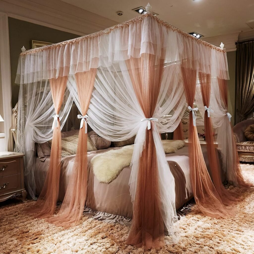 Curtains as a Bed Canopy