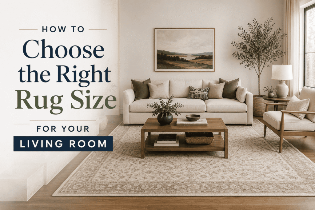 How to Choose the Right Rug Size for Your Living Room
