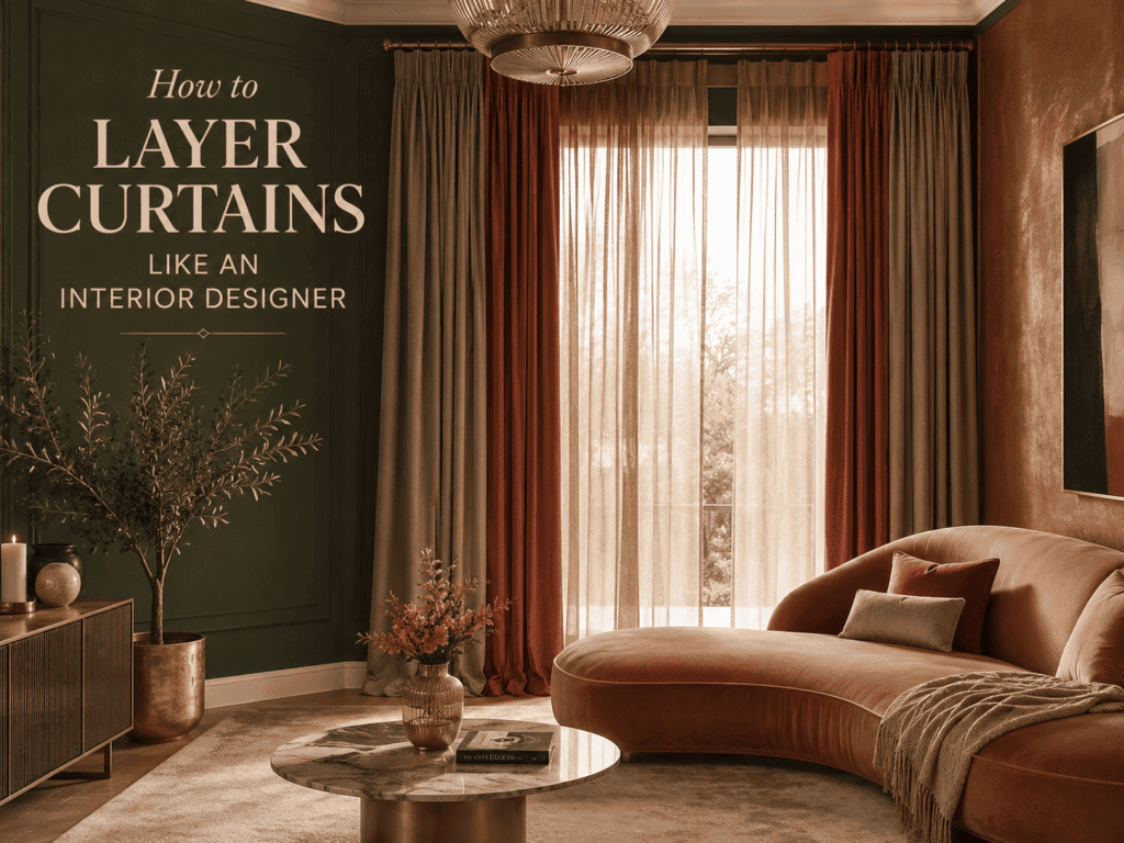 How to Layer Curtains Like an Interior Designer