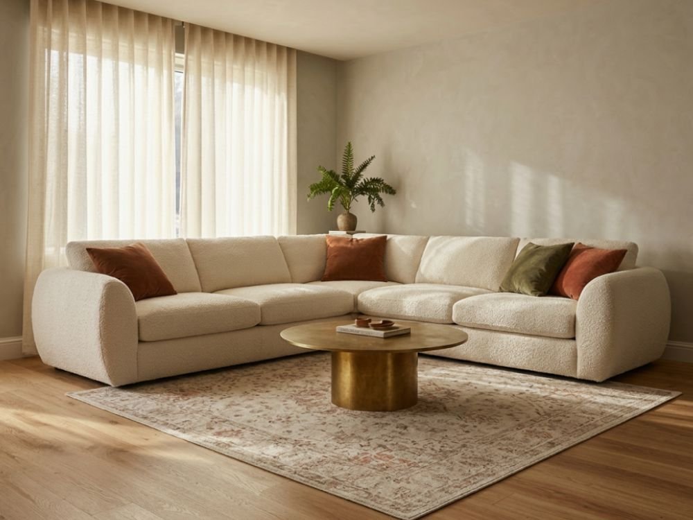 L-Shaped Sofa Living Room