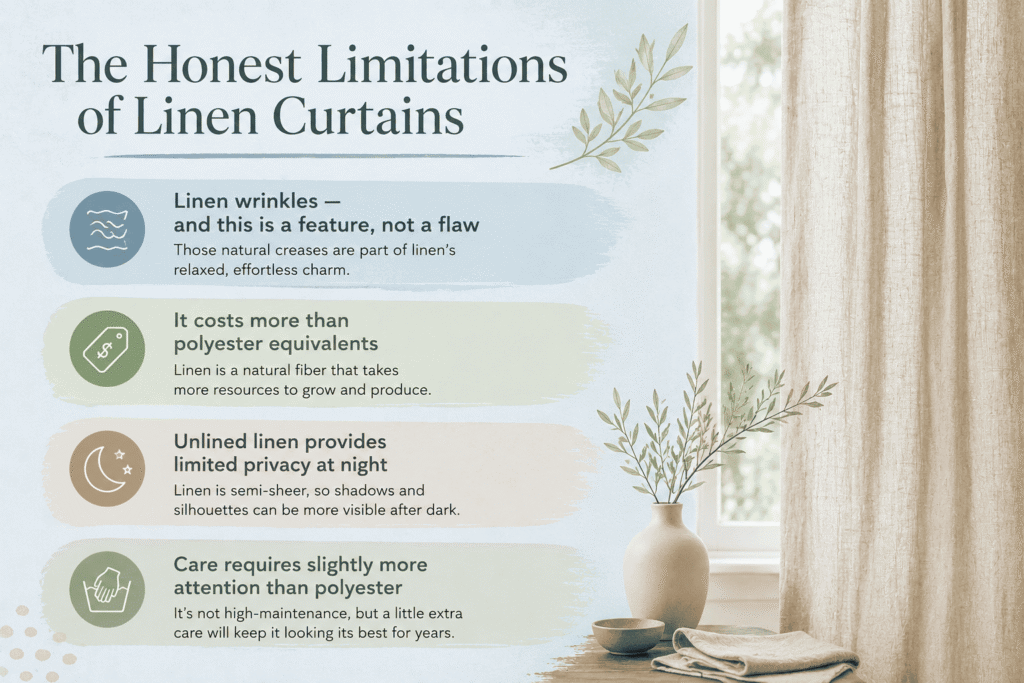 Limitations of Linen Curtains