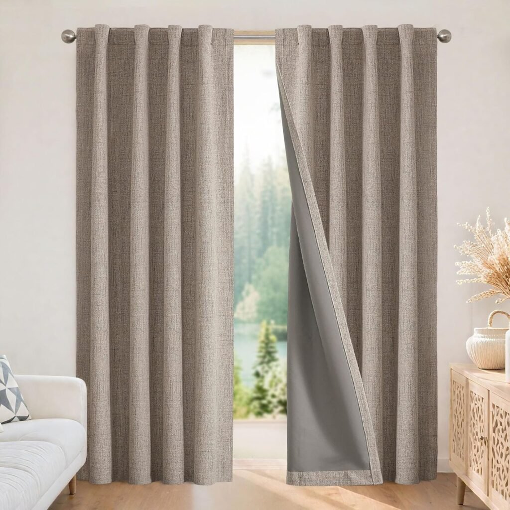 Linen Blackout Curtains