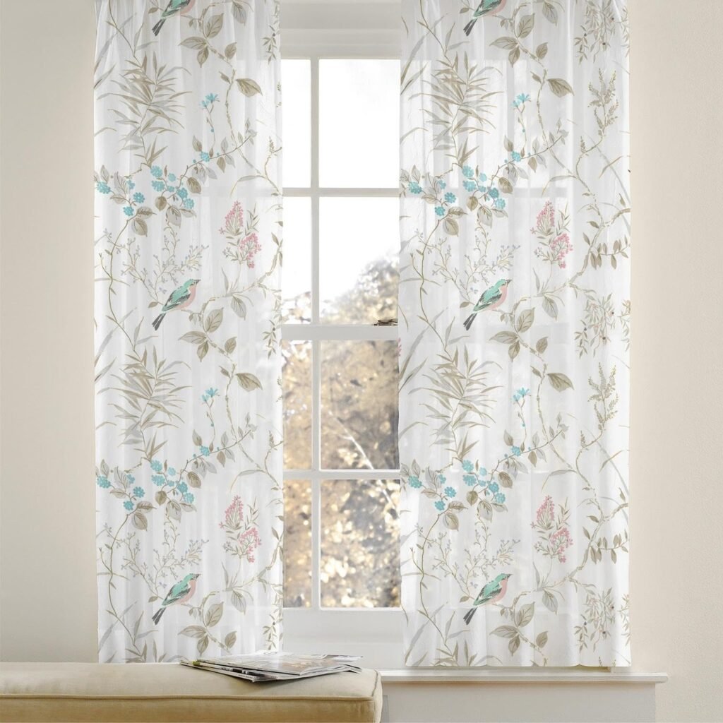 Linen-Cotton Blend Curtain