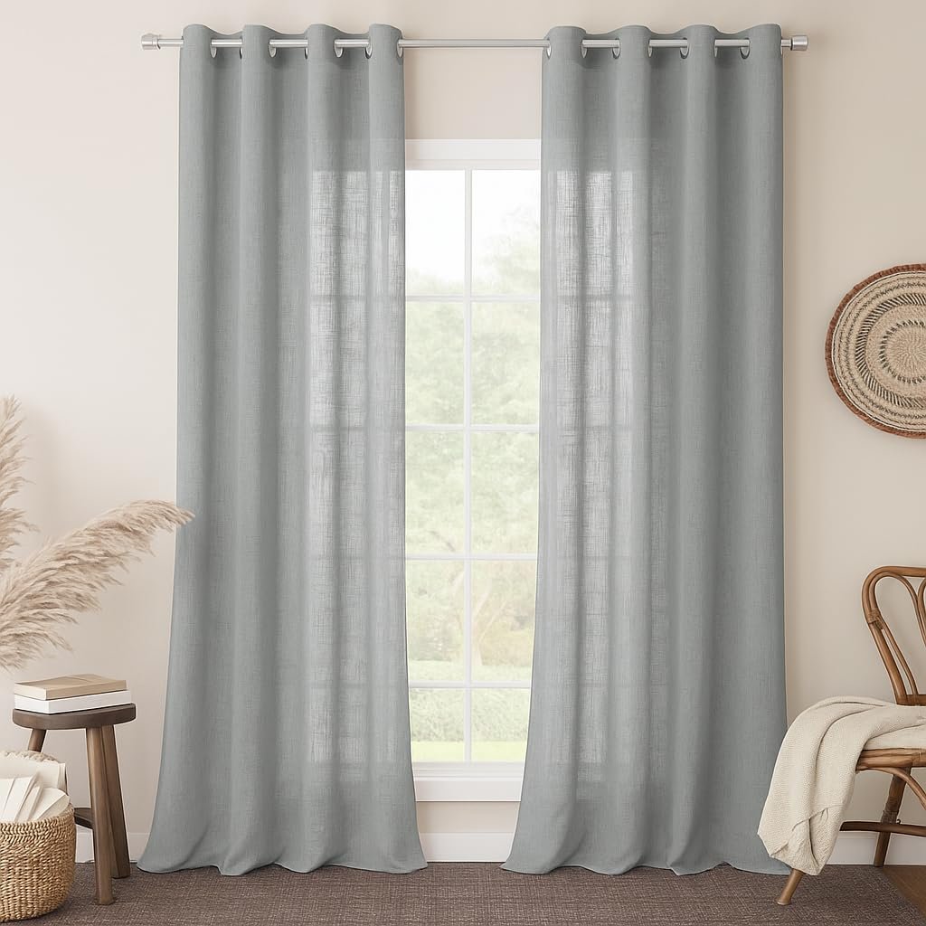 Linen curtains for rooms