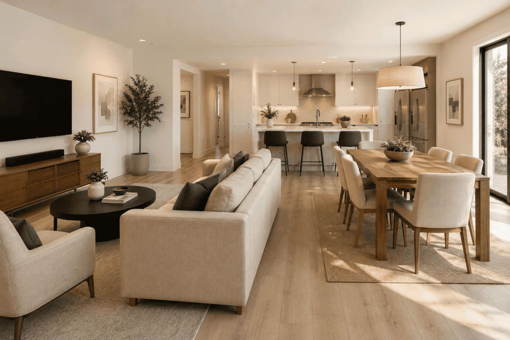 Living Room - Open-Plan Zone