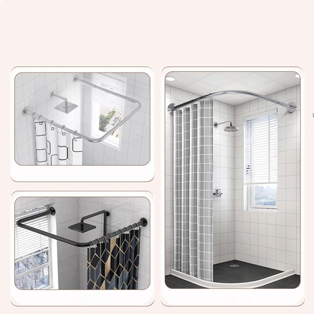Round curtain pole