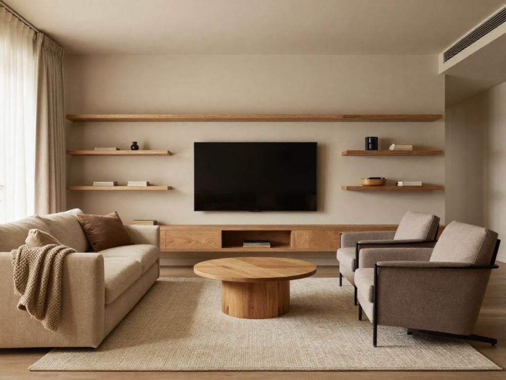 Standard Floating Arrangement for living room