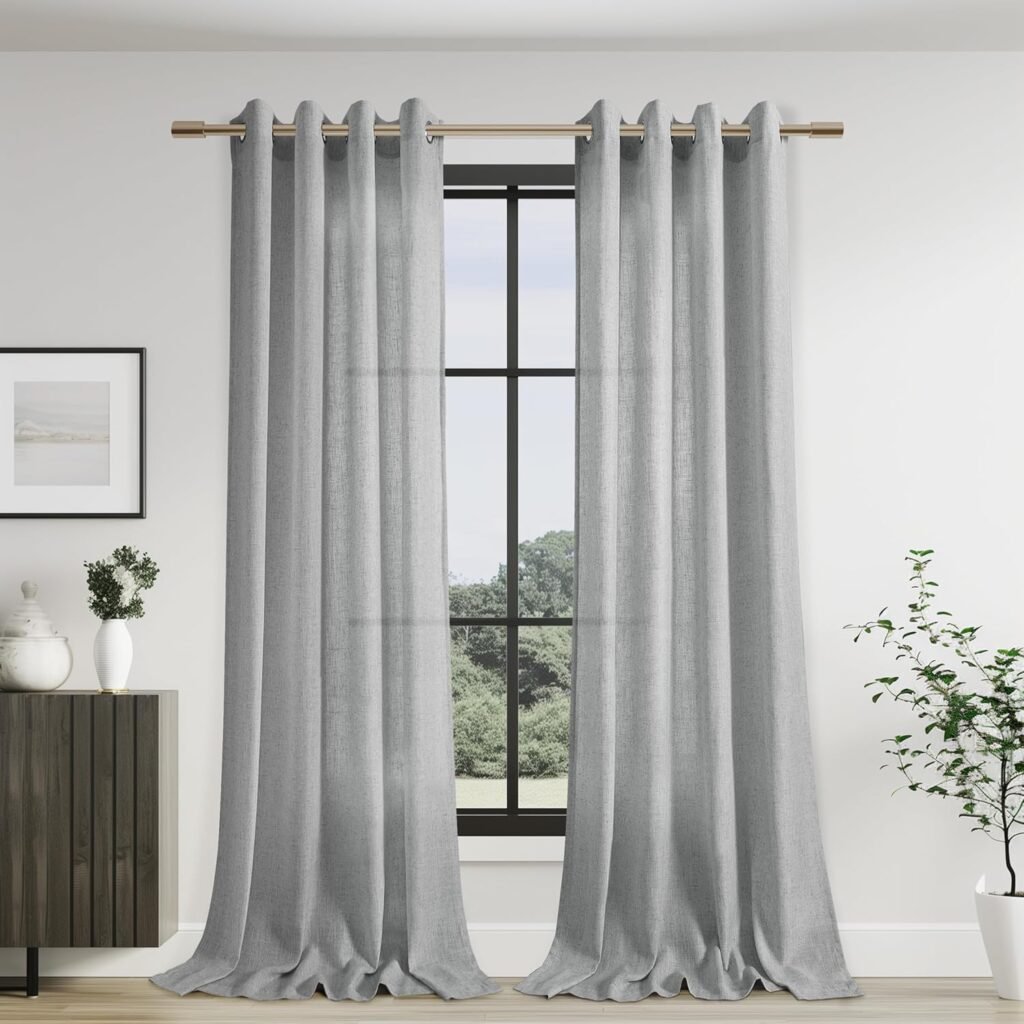 Stonewashed or Washed Linen Curtains