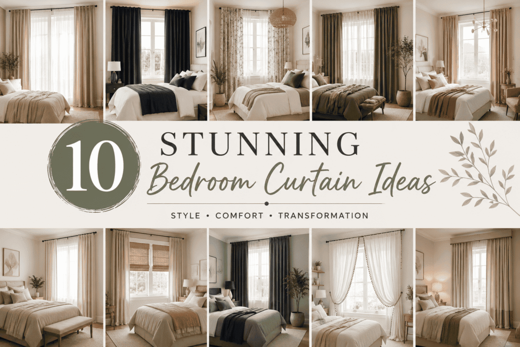 Stunning Bedroom Curtain Ideas