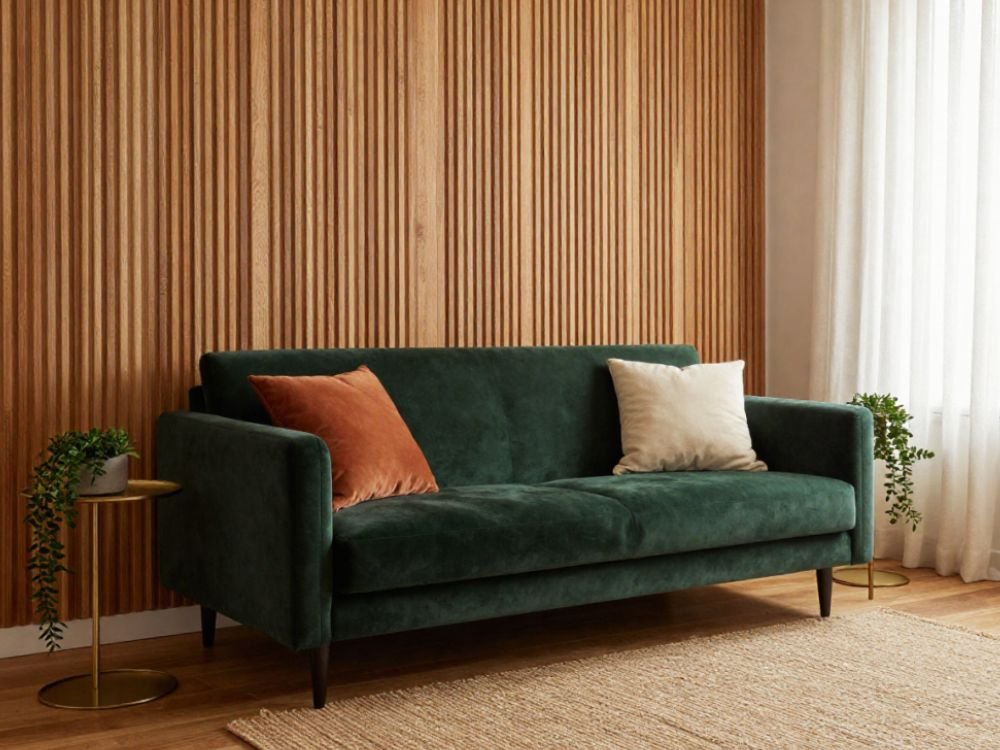 Wood Slat Wall - Accent Wall Ideas for Living Room