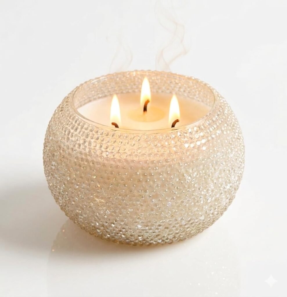 candle set living room decor warm scent