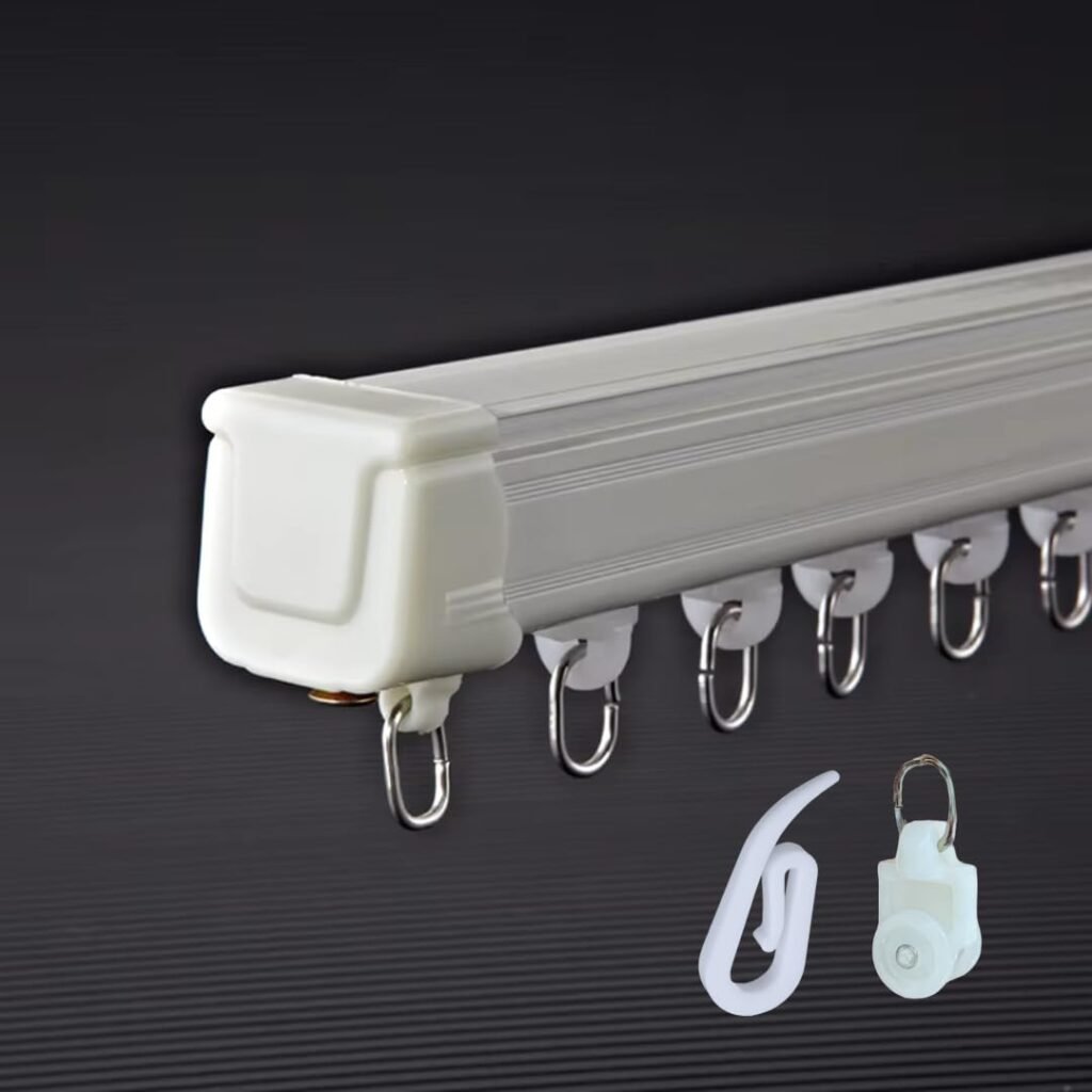 ceiling mounted curtain track