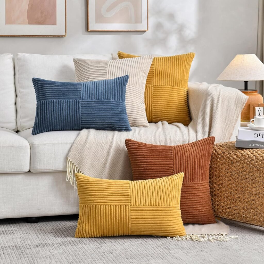 cushion covers for warm living room