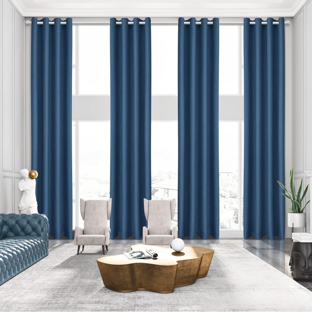 extra long linen curtains