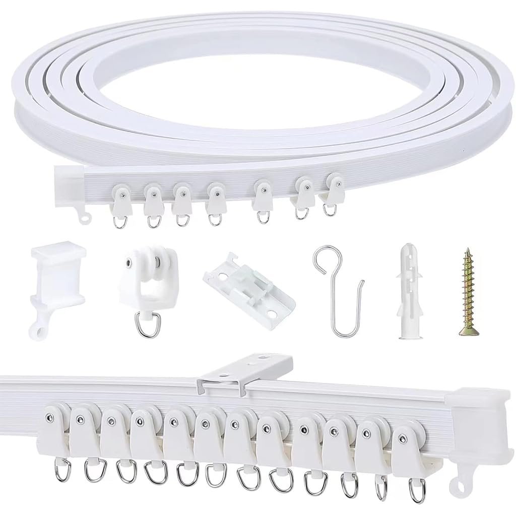 flexible curtain track