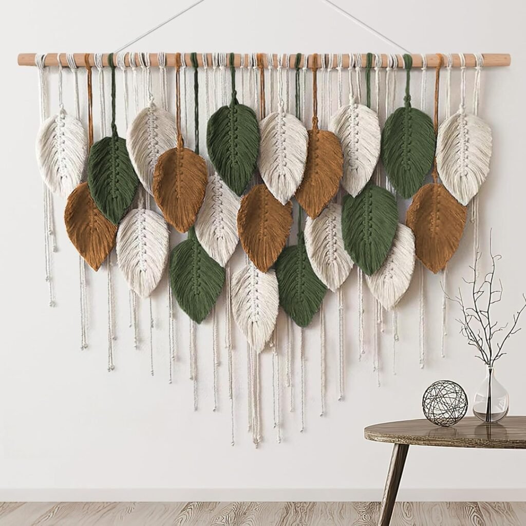 macrame wall hanging large living room boho