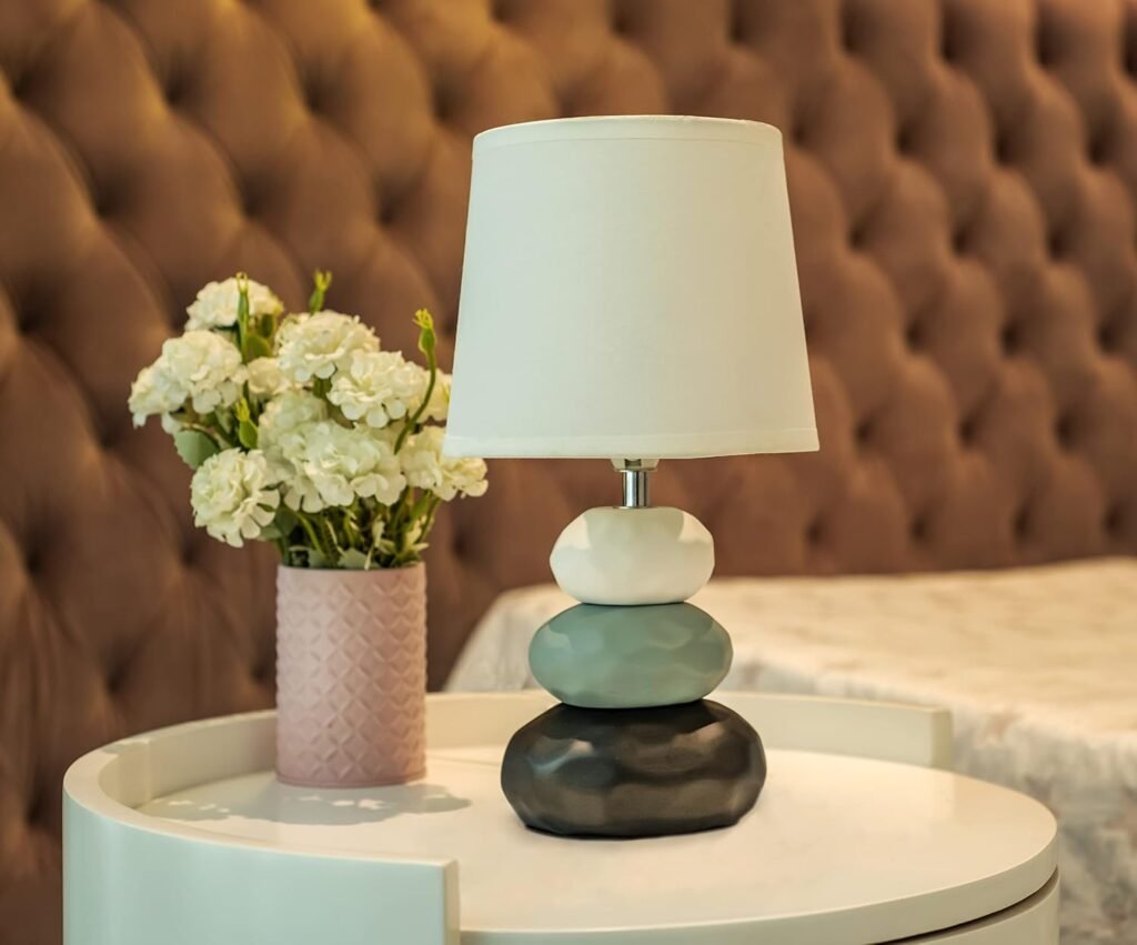 table lamp ceramic base living room warm