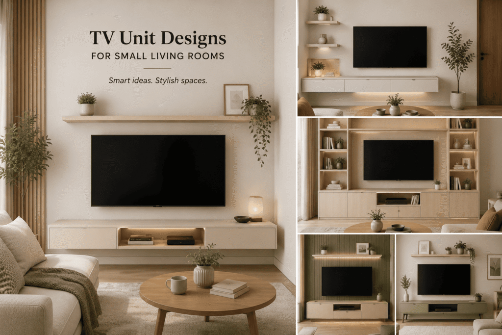 tv unit designs for small living rooms