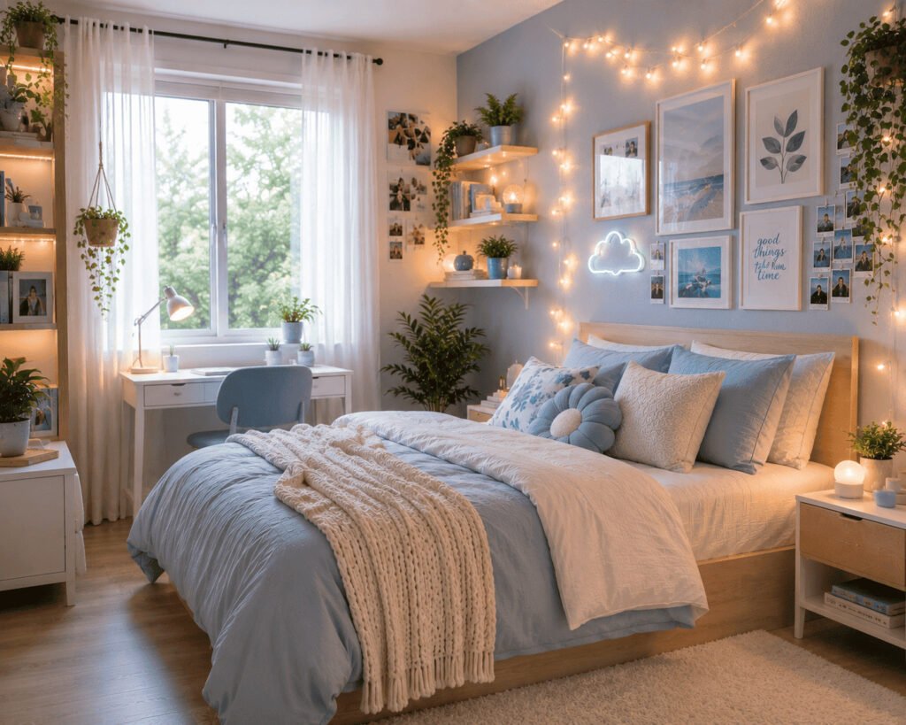 Aesthetic teen bedroom
