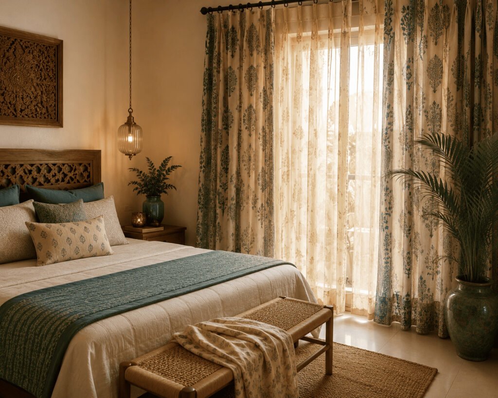 Curtains — The Heart of Indian Bedroom Design