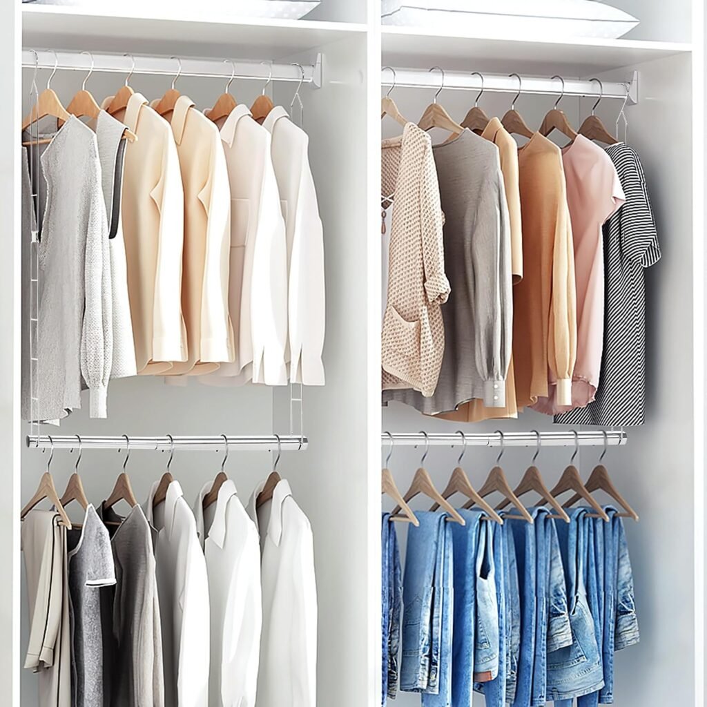 Double hanging rail