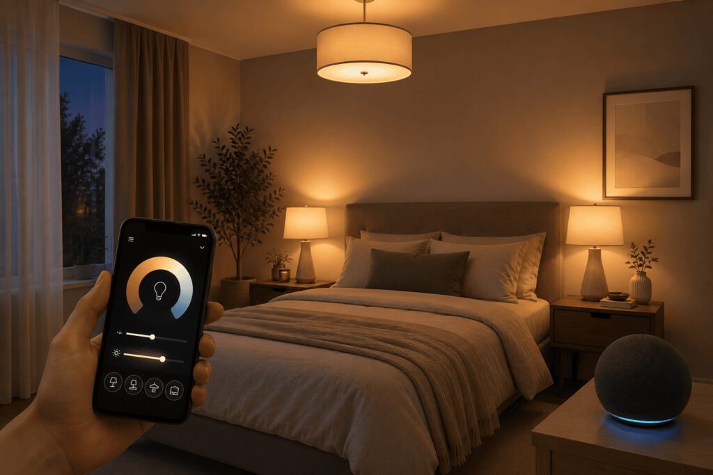 Smart Lighting in the Bedroom