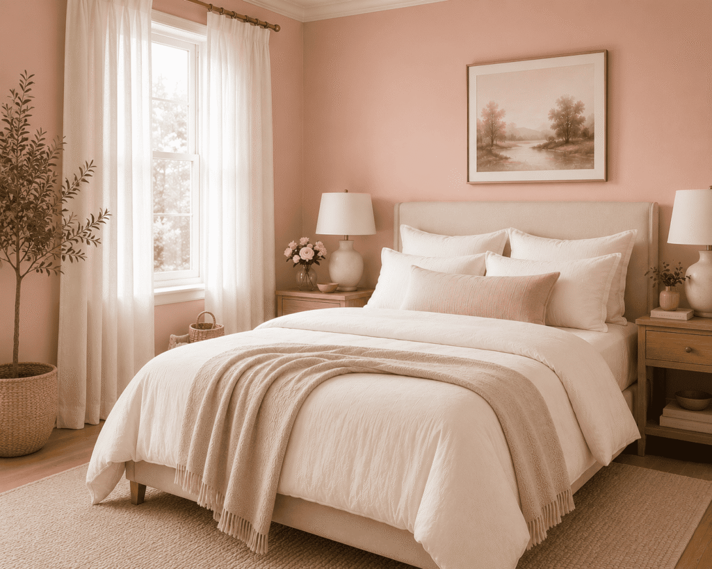 Soft Blush Pink Bedroom