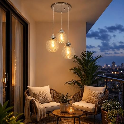 bedroom pendant light warm shade