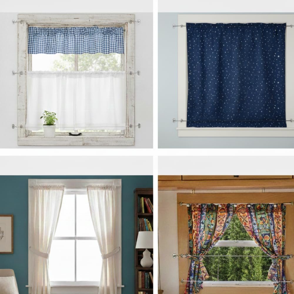 curtain wire system no drill window