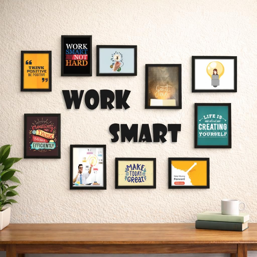 gallery wall frames set mixed sizes