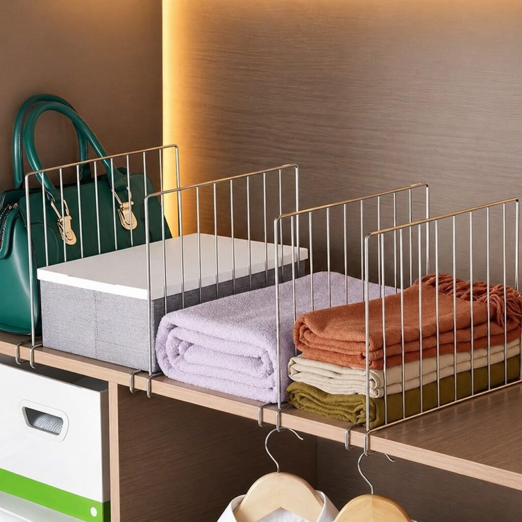 shelf dividers wardrobe closet organiser