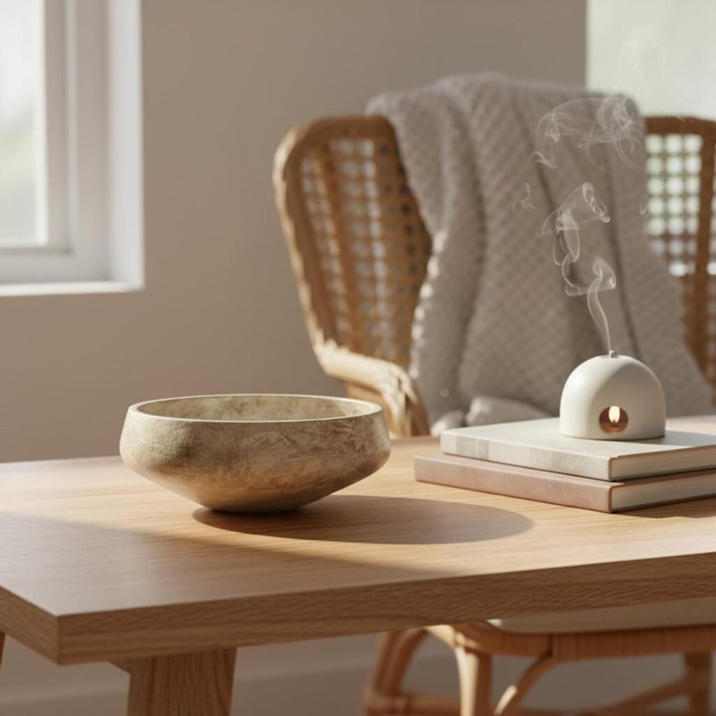 wabi sabi ceramic bowl decor minimalist