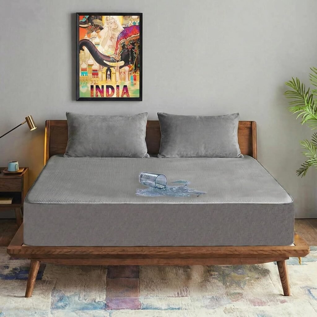 waterproof mattress protector fitted sheet
