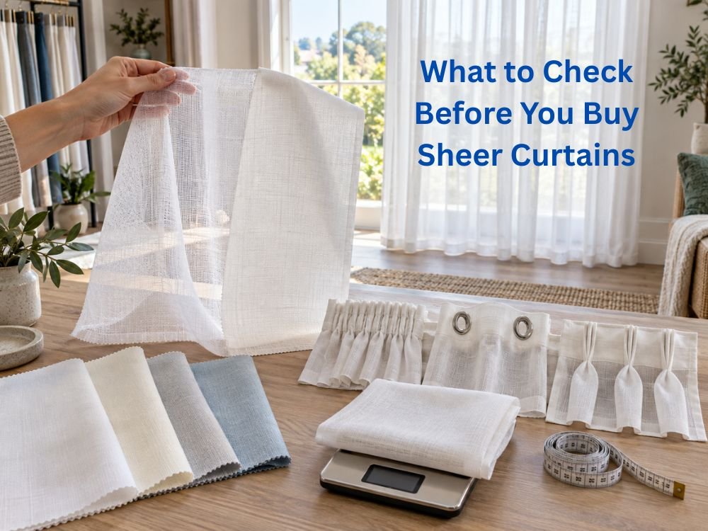 What to Check Before You Buy Sheer Curtains